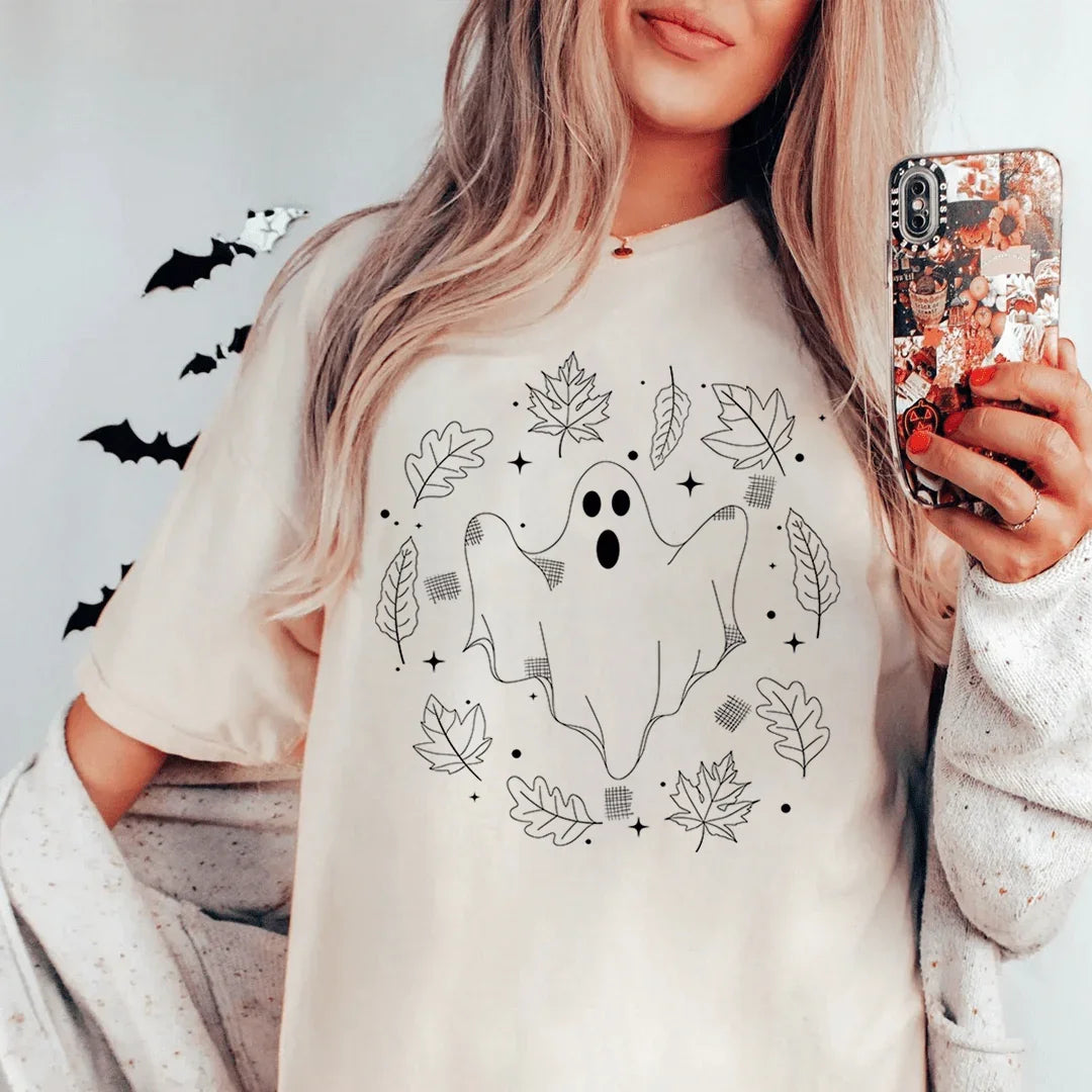 Cute Fall Ghost T-Shirt