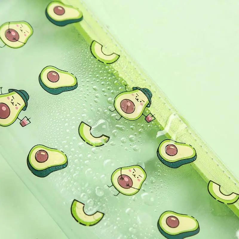 Estuche de Lápices con Diseño de Aguacate de Tema de Frutas Lindas
