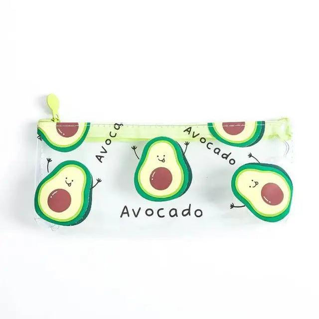 Estuche de Lápices con Diseño de Aguacate de Tema de Frutas Lindas