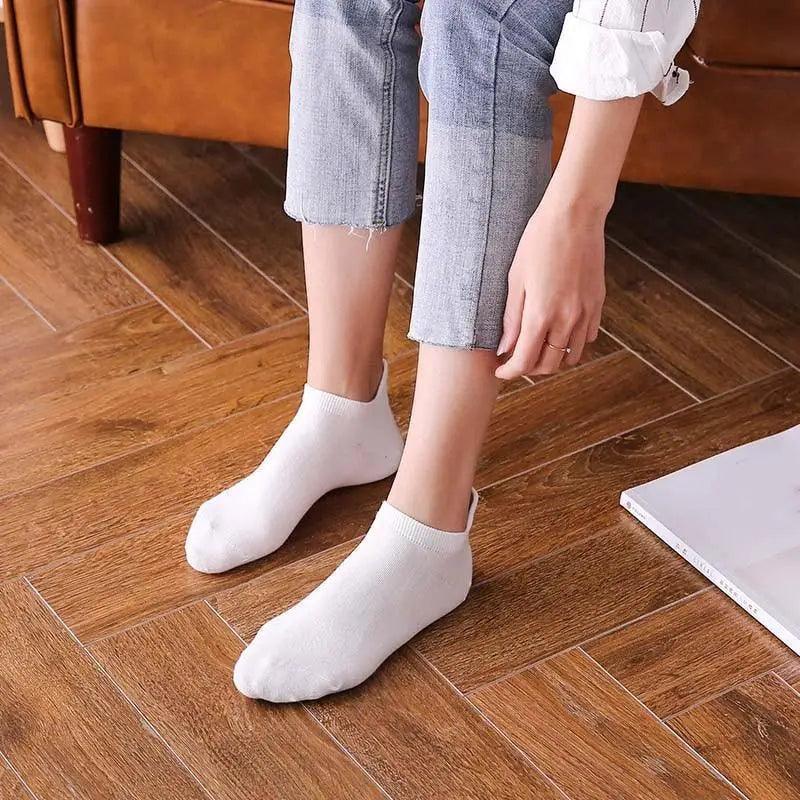 Chaussettes Cheville Design Cœur Mignon - 4 Paires pour Femmes