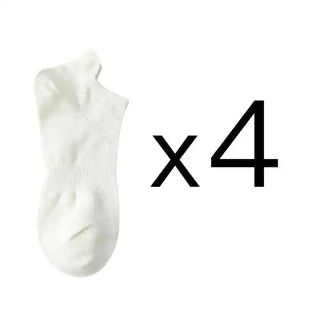 Chaussettes Cheville Design Cœur Mignon - 4 Paires pour Femmes
