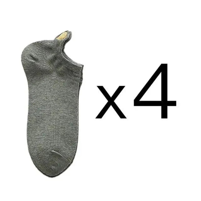 Chaussettes Cheville Design Cœur Mignon - 4 Paires pour Femmes