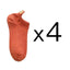Chaussettes Cheville Design Cœur Mignon - 4 Paires pour Femmes