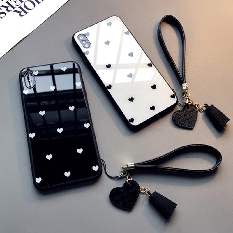 Charming Heart Pattern Slim Soft Silicone Case for Xiaomi Redmi & Note Series - Korvel