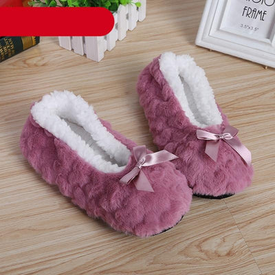Zapatillas de interior de felpa acogedoras para mujeres