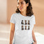 Cute Kittens Women's Cotton T-Shirt for Cat Lovers