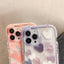 Cute Love Heart Soft Shockproof Bumper Phone Case for iPhone