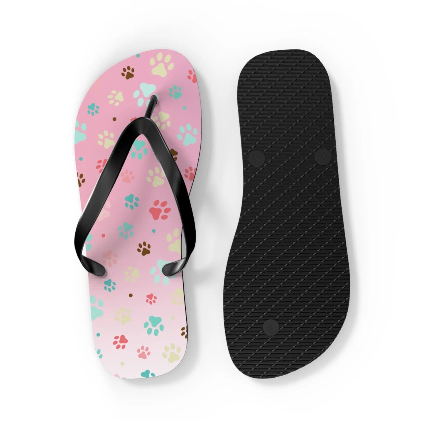 Chanclas con Huellas de Patas Lindas para Amantes de los Animales