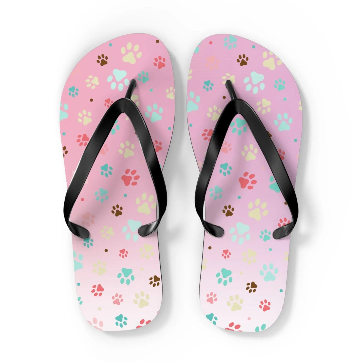 Chanclas con Huellas de Patas Lindas para Amantes de los Animales