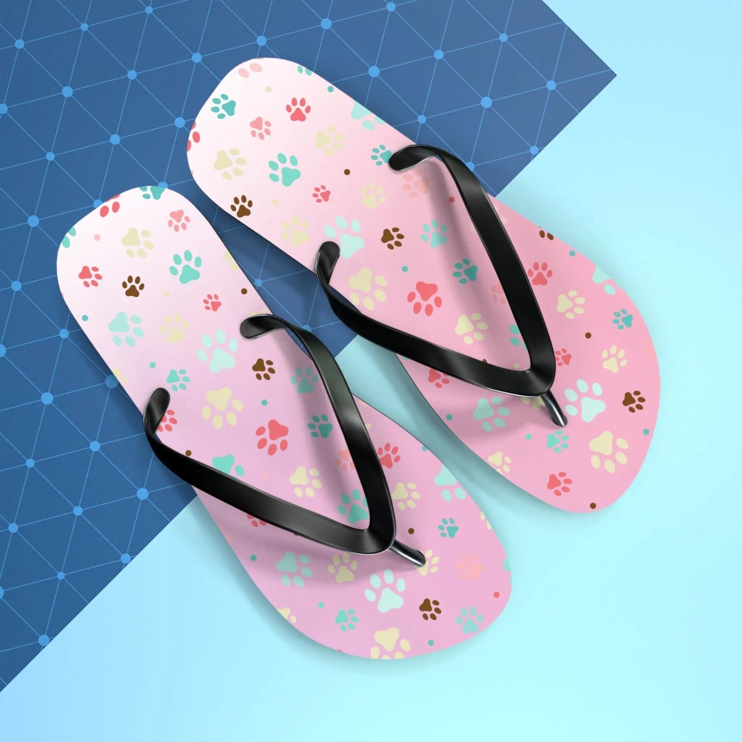 Chanclas con Huellas de Patas Lindas para Amantes de los Animales