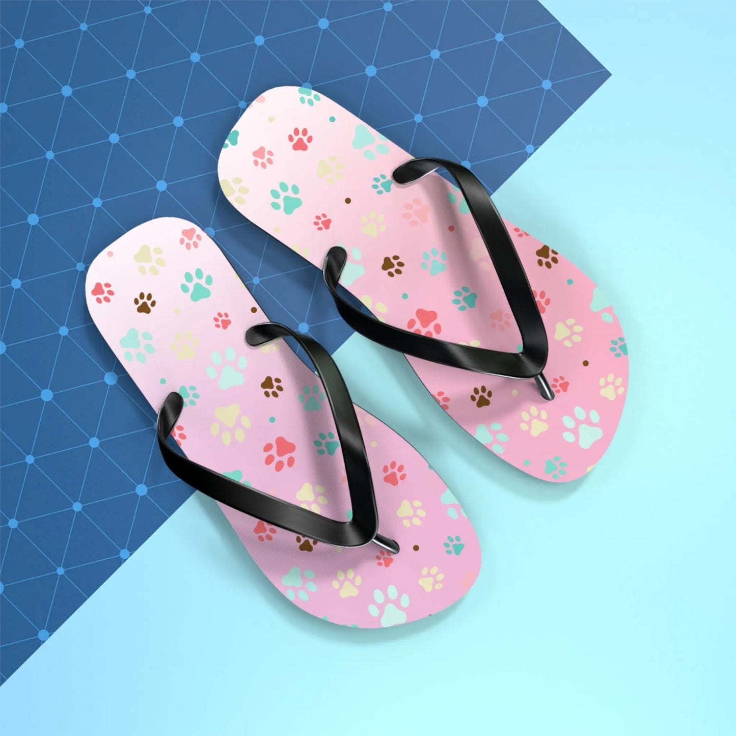 Chanclas con Huellas de Patas Lindas para Amantes de los Animales