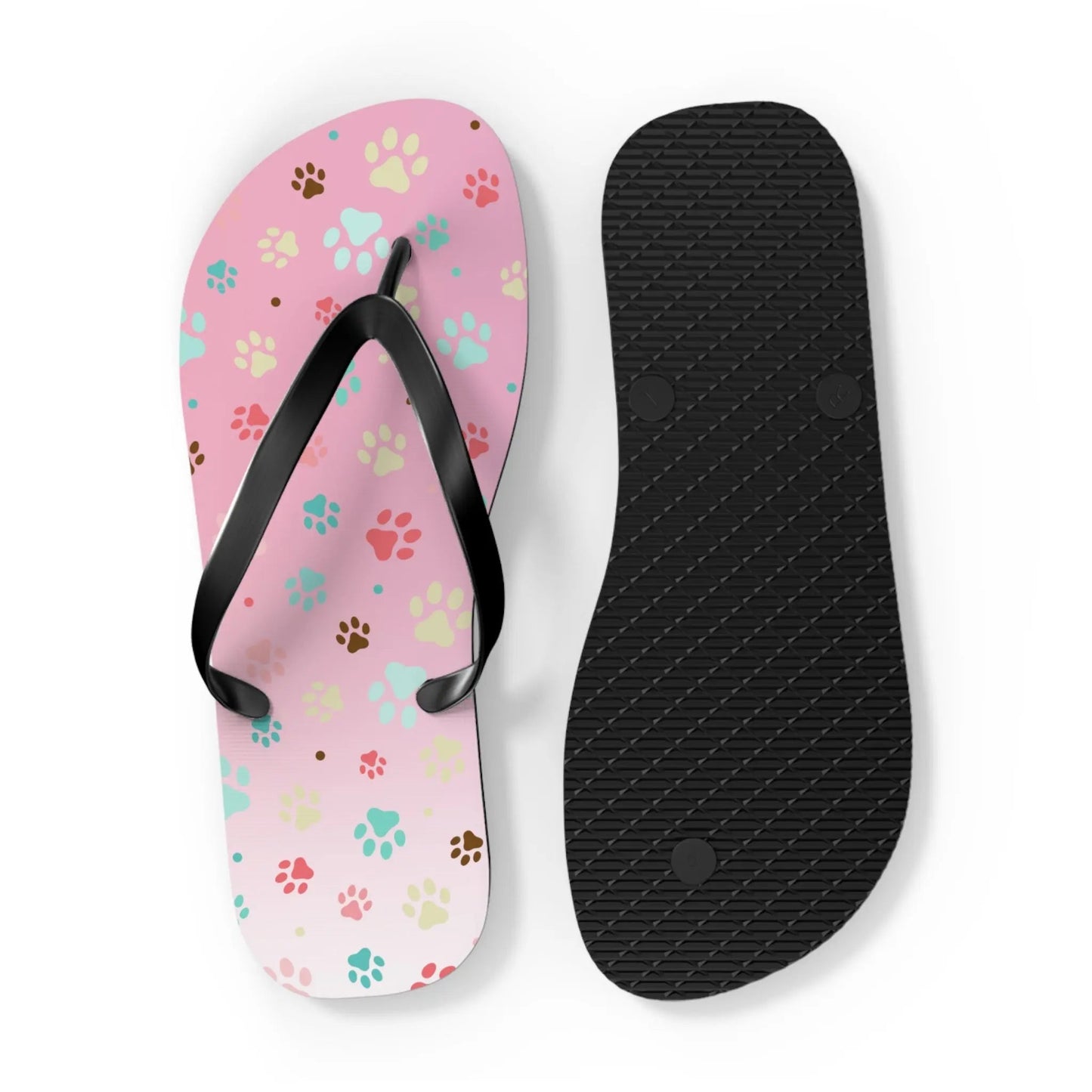 Chanclas con Huellas de Patas Lindas para Amantes de los Animales