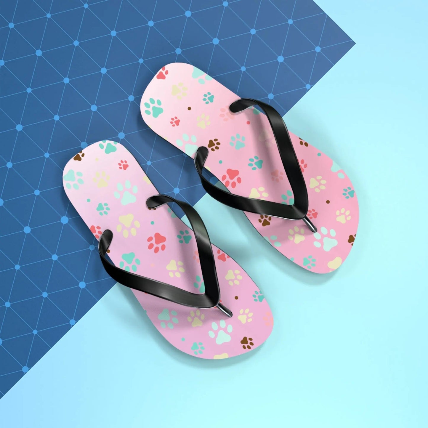 Chanclas con Huellas de Patas Lindas para Amantes de los Animales