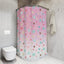 Cute Paw Print Shower Curtain for Pet Lovers