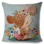 Cute Cartoon Animal Pillow Cover for Kids' Room Decor