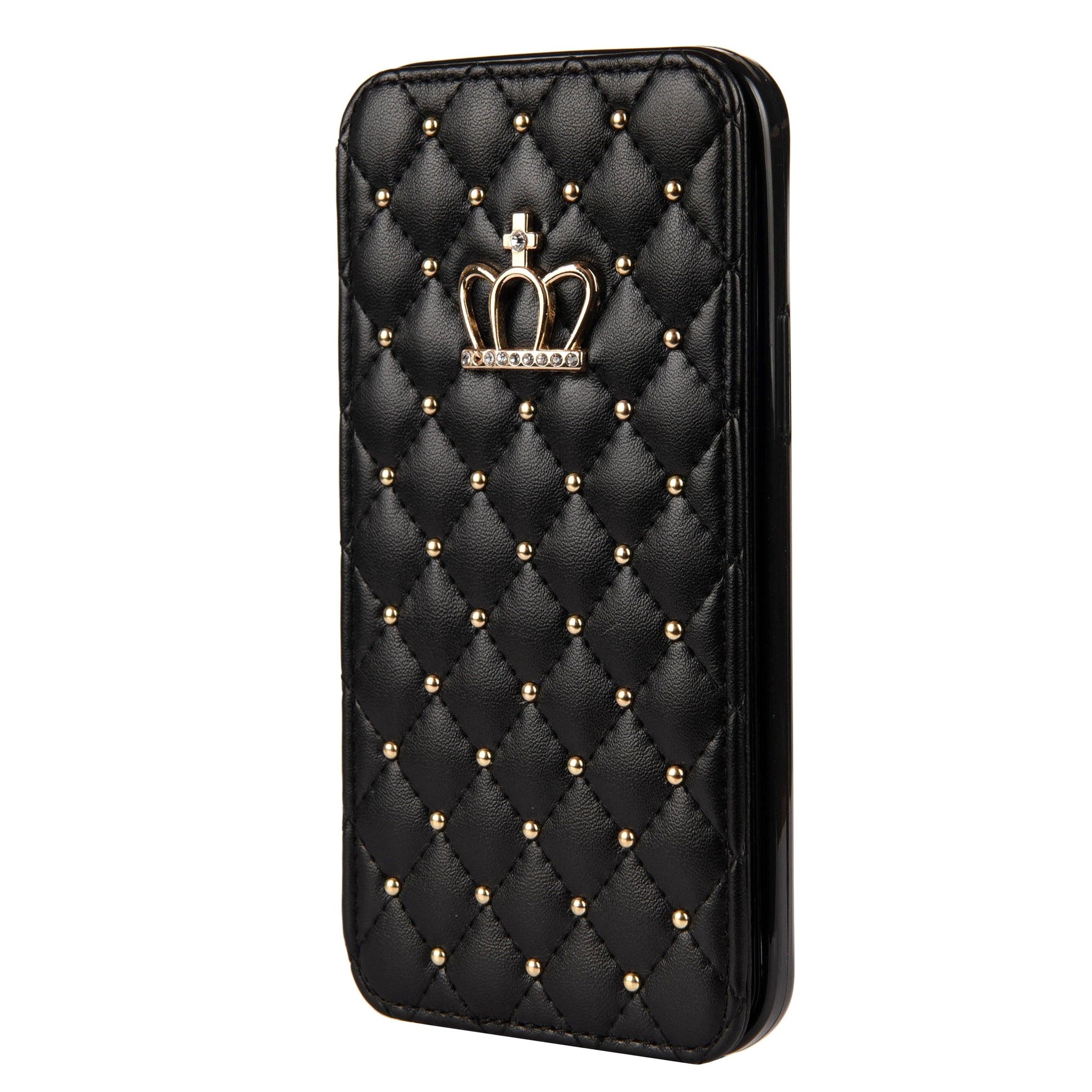 Chic Pink Leather Wallet Case for iPhone - Full Protection & Card Holder - Korvel