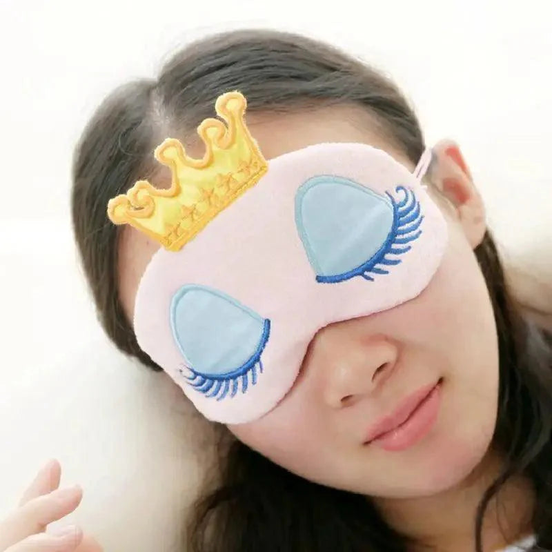 Máscara de Ojos de Princesa Linda - Antifaz Cómodo que Bloquea la Luz