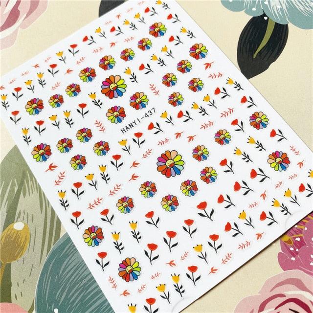 Cute Rabbit & Cat 3D Nail Art Stickers - Self-Adhesive Decals
