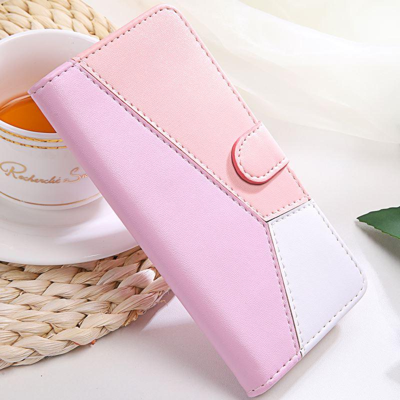 Stylish Shockproof PU Leather Wallet Case with Kickstand & Card Slots for iPhone Models - Korvel