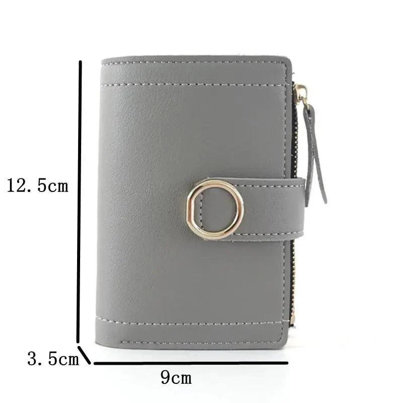 Cartera de Cuero Pequeña y Elegante para Mujeres