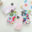 Coque de téléphone à fleurs lisses et mignonnes pour iPhone - Protection élégante