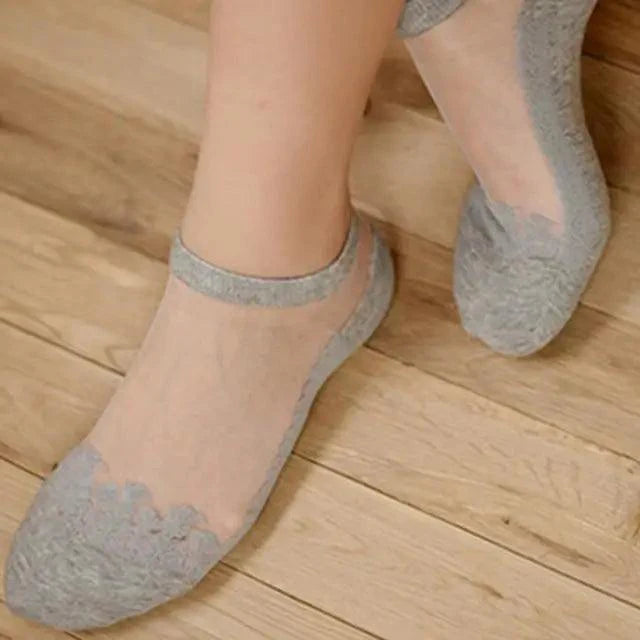 Elegant Sheer Footie Socks for Women - 1 Pair