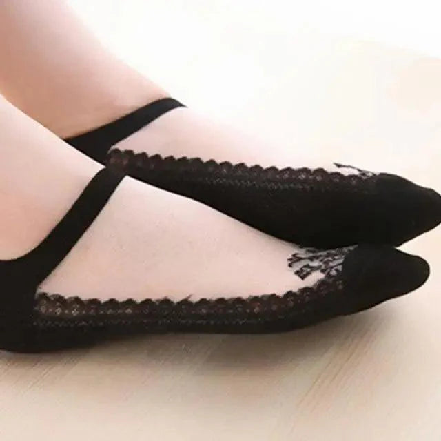 Elegant Sheer Footie Socks for Women - 1 Pair