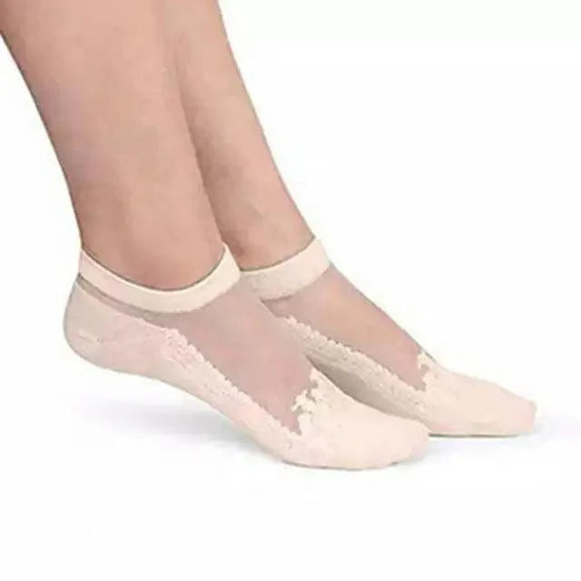 Elegant Sheer Footie Socks for Women - 1 Pair