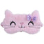 Adorable Cat Eye Sleep Mask - Lightweight & Comfortable Travel Blindfold - Korvel