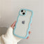 Stylish Transparent Wavy Phone Case for iPhone