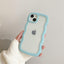 Stylish Transparent Wavy Phone Case for iPhone
