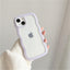 Stylish Transparent Wavy Phone Case for iPhone
