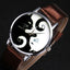 Montres Couple de Chats Mignons avec Bracelet en Cuir - Montres à Quartz Élégantes