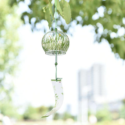 Handmade Glass Wind Chimes for Home Decor