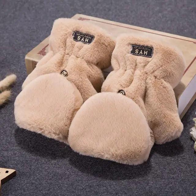 Guantes de Medio Dedo Elegantes para Mujeres - Cálidos y Cómodos