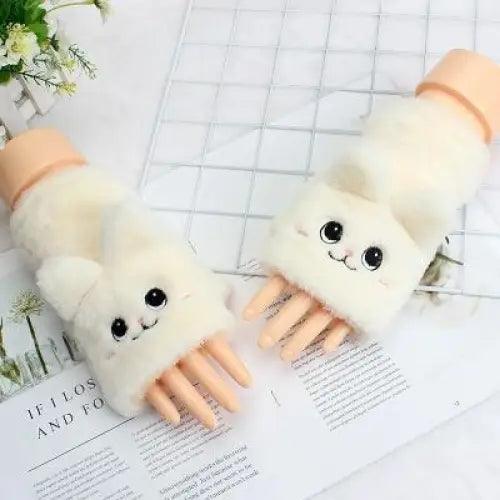 Guantes de Medio Dedo Elegantes para Mujeres - Cálidos y Cómodos