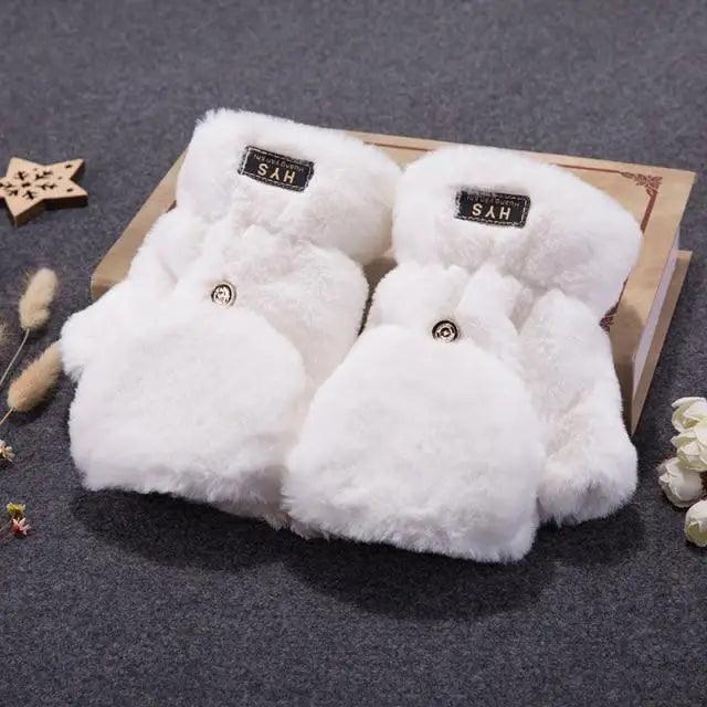 Guantes de Medio Dedo Elegantes para Mujeres - Cálidos y Cómodos