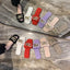 Sandalias de cadena de punta cuadrada para mujeres con estilo