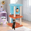 Cute Monster-Themed Cat Tower with Plush Condo - Blue