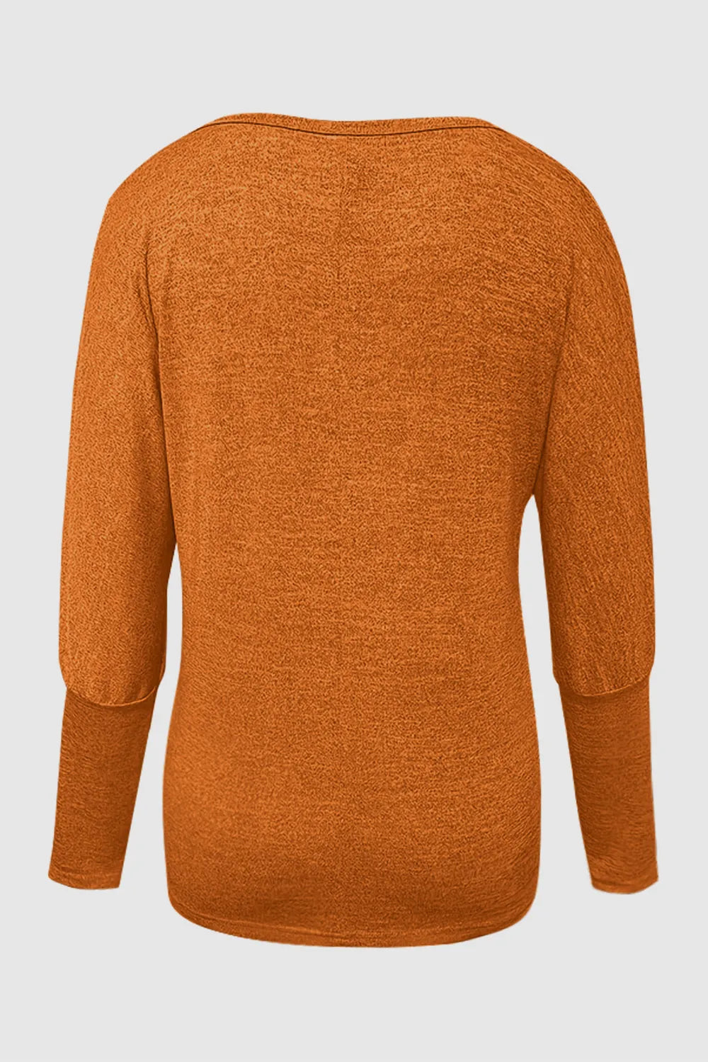 Cutout Round Neck Long Sleeve T-Shirt - Korvel