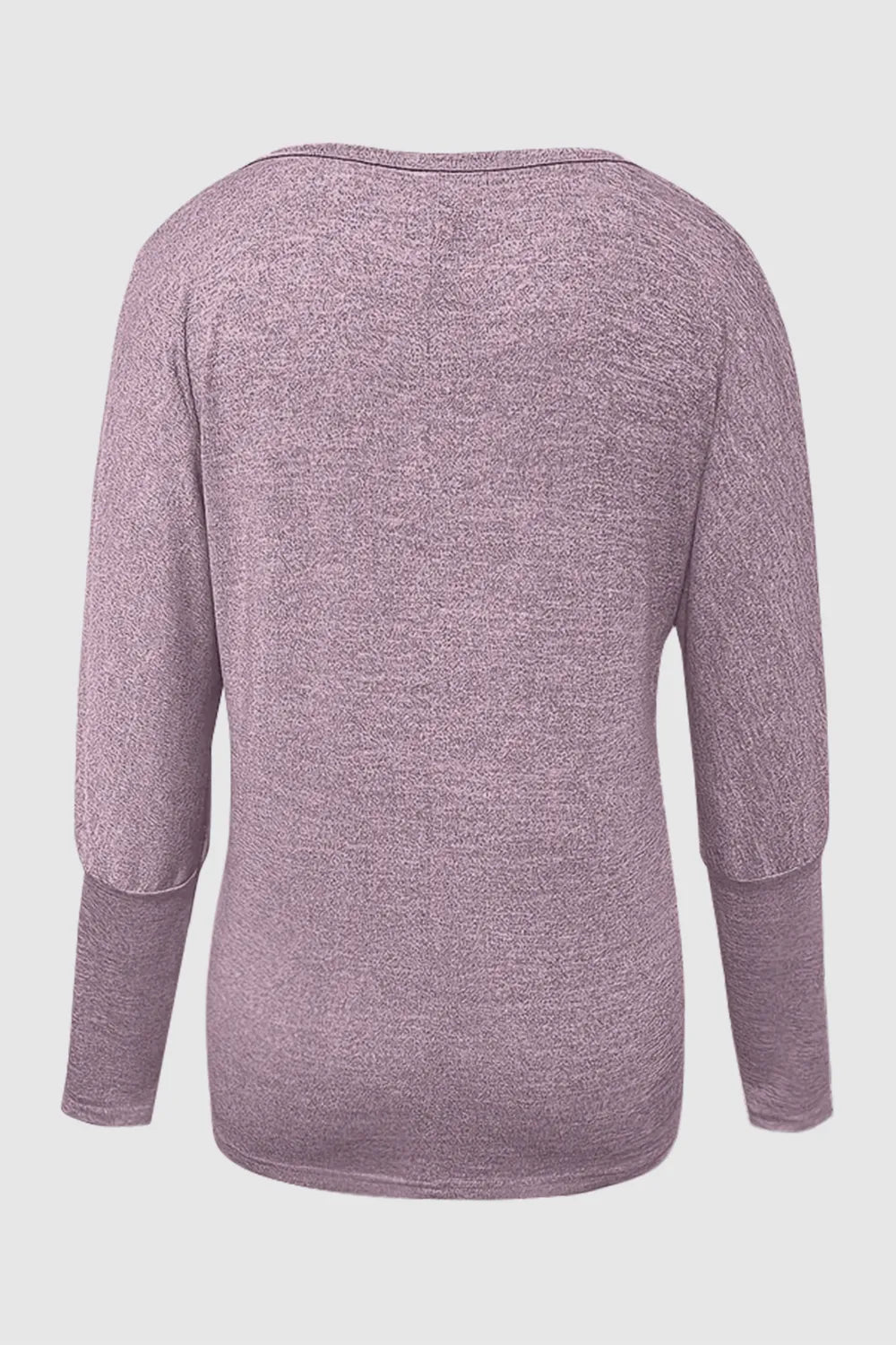 Cutout Round Neck Long Sleeve T-Shirt - Korvel