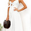 Cutout Smocked Sweetheart Neck Cami Dress - Korvel