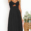 Cutout Smocked Sweetheart Neck Cami Dress - Korvel