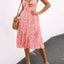 Cutout Smocked Sweetheart Neck Cami Dress - Korvel