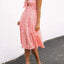 Cutout Smocked Sweetheart Neck Cami Dress - Korvel