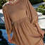 Cutout Textured Long Sleeve Mini Dress - Korvel