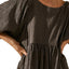 Cutout Textured Long Sleeve Mini Dress - Korvel