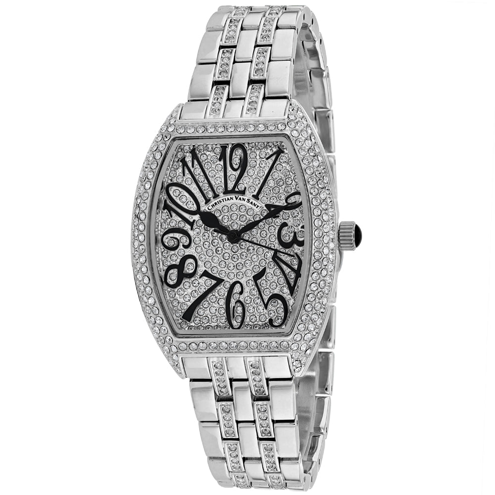 Christian Van Sant Women's Elegant Sparkle Watch