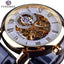 Men's Luxury Mechanical Watch with Leather Band