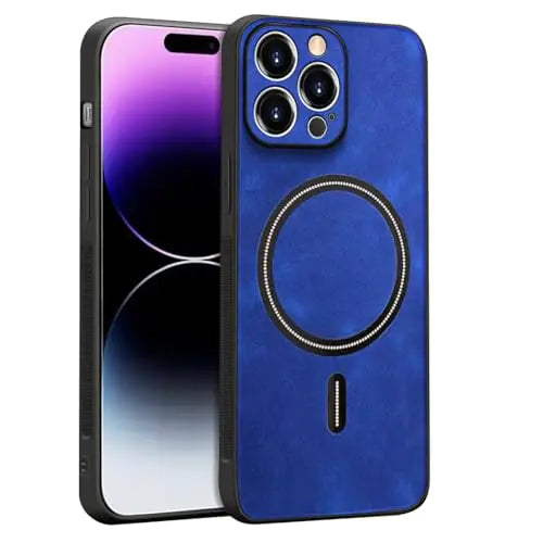 Coque en cuir premium Luhuanx pour iPhone 15 Pro Max